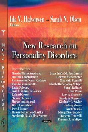 New Research on Personality Disorders by Ida V. Halvorsen 9781604567267