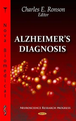 Alzheimer's Diagnosis by Charles E. Ronson 9781612098463