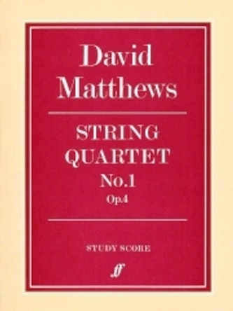 String Quartet No. 1 by David Matthews 9780571510313