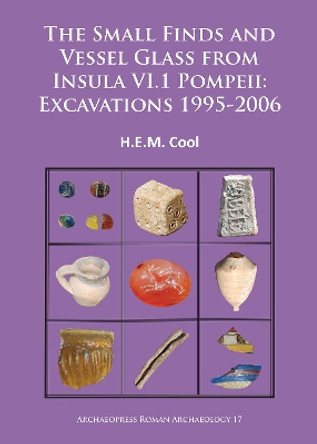 The Small Finds and Vessel Glass from Insula VI.1 Pompeii: Excavations 1995-2006 by H. E. M. Cool 9781784914523