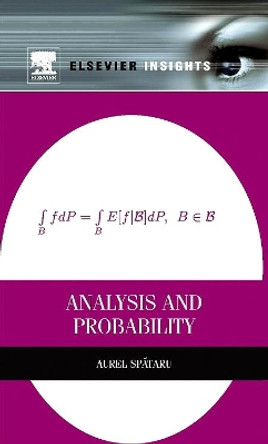 Analysis and Probability by Aurel Spataru 9780124016651