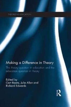 Making a Difference in Theory: The theory question in education and the education question in theory by Professor Gert Biesta