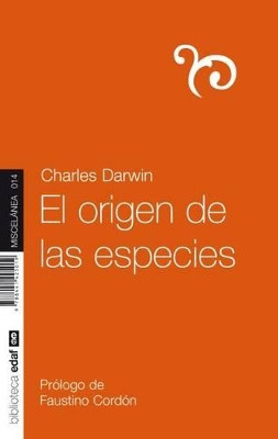El Origen de Las Especies by Professor Charles Darwin 9788441425019