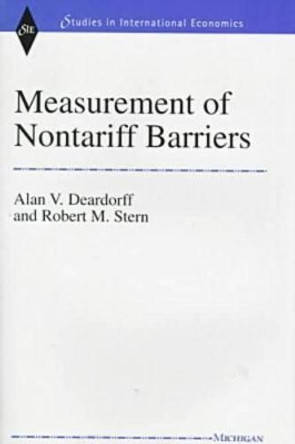 Measurement of Nontariff Barriers by Alan V. Deardorff 9780472109319