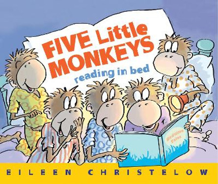 Five Little Monkeys Reading in Bed by Eileen Christelow 9780544488007