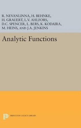 Analytic Functions by Lars Valerian Ahlfors 9780691652436