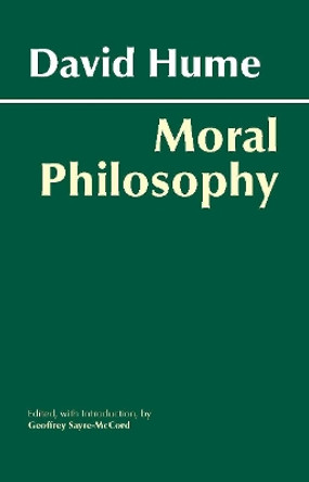 Hume: Moral Philosophy by David Hume 9780872205994