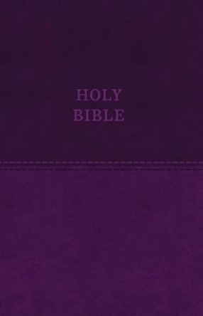 KJV, Value Thinline Bible, Large Print, Leathersoft, Purple, Red Letter Edition, Comfort Print: Holy Bible, King James Version by Zondervan