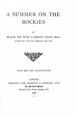 A summer on the Rockies by Sir Rose Lambart