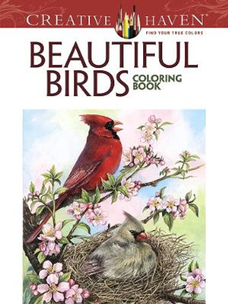 Creative Haven Beautiful Birds Coloring Book by Dot Barlowe