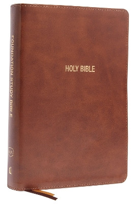 KJV, Foundation Study Bible, Large Print, Leathersoft, Brown, Red Letter, Thumb Indexed, Comfort Print: Holy Bible, King James Version Thomas Nelson 9780785260714