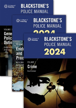 Blackstone's Police Manuals Three Volume Set 2024 by Paul Connor 9780198890669