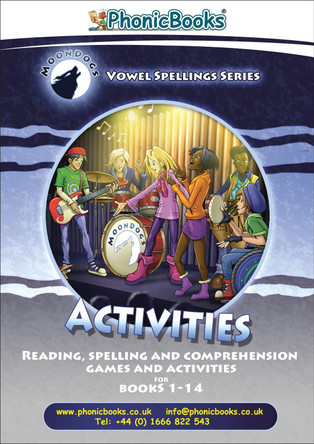 Moon Dogs Vowel Spellings Workbook by Phonic Books Ltd 9781783692859