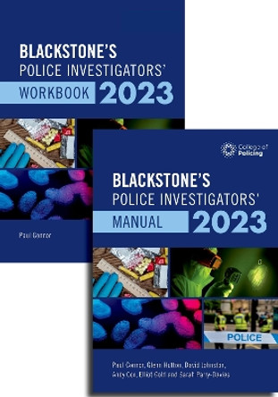 Blackstone's Police Investigators Manual and Workbook 2023 by Paul Connor 9780192869470
