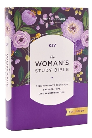 KJV, The Woman's Study Bible, Hardcover, Red Letter, Full-Color Edition, Comfort Print: Receiving God's Truth for Balance, Hope, and Transformation by Dorothy Kelley Patterson 9781400332366