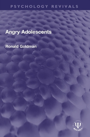 Angry Adolescents by Ronald Goldman 9781032194394