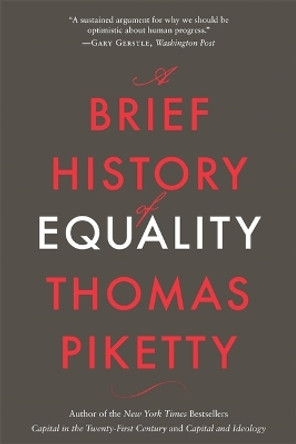A Brief History of Equality by Thomas Piketty 9780674295469