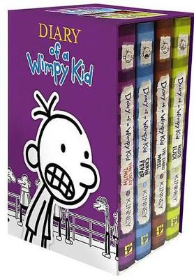 Diary of a Wimpy Kid Box of Books 5-8 by Jeff Kinney 9781419715082