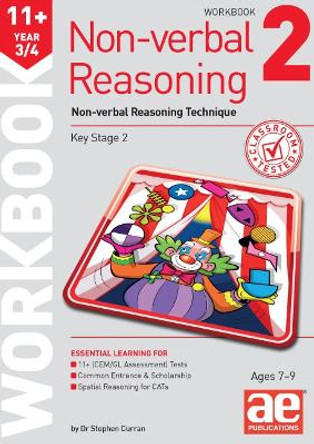 11+ Non-Verbal Reasoning Year 3/4 Workbook 2: Including Multiple Choice Test Technique by Stephen C. Curran 9781910106242