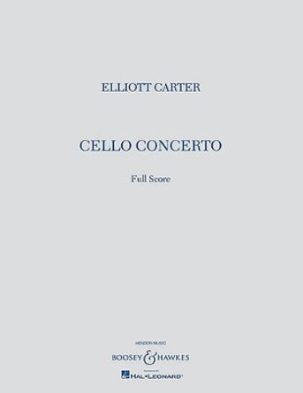 Cello Concerto by Elliott Carter 9781423483540