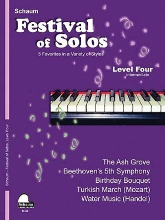 Festival of Solos: Level 4 Intermediate Level by Hal Leonard Publishing Corporation 9781495080838