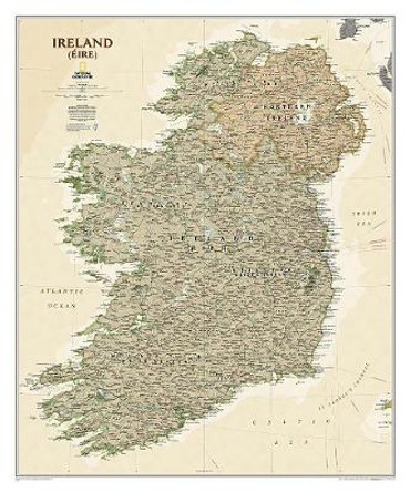 Ireland Executive, Tubed: Wall Maps Countries & Regions by National Geographic Maps 9781597753517
