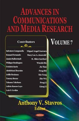 Advances in Communications & Media Research: Volume 7 by Anthony V. Stavros 9781611228236