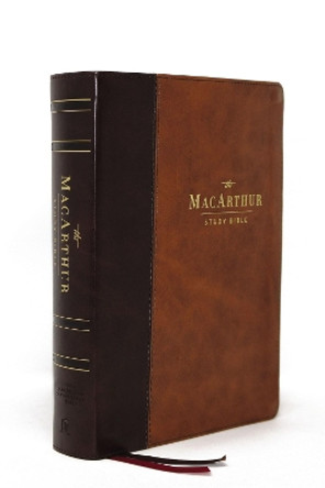 NASB, MacArthur Study Bible, 2nd Edition, Leathersoft, Brown, Thumb Indexed, Comfort Print: Unleashing God's Truth One Verse at a Time by John F. MacArthur 9780785230328