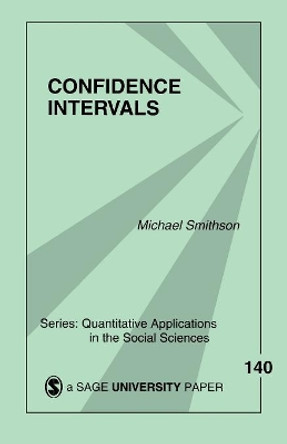 Confidence Intervals by Michael Smithson 9780761924999