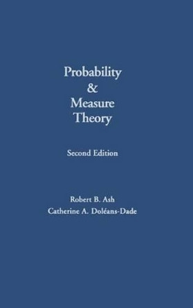 Probability and Measure Theory by Robert B. Ash 9780120652020