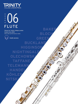 Trinity College London Flute Exam Pieces from 2023: Grade 6 by Trinity College London