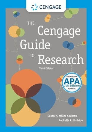 The Cengage Guide to Research with APA Updates by Susan K Miller-Cochran 9780357792605