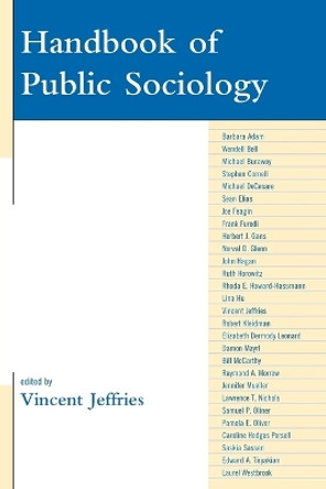 Handbook of Public Sociology by Vincent Jeffries 9780742566477