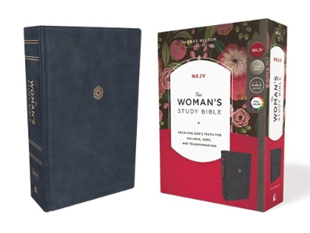 The NKJV, Woman's Study Bible, Leathersoft, Blue, Full-Color: Receiving God's Truth for Balance, Hope, and Transformation by Dorothy Patterson 9780785226444