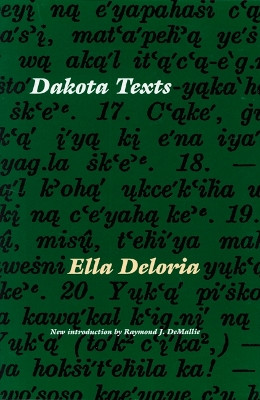 Dakota Texts by Raymond J. DeMallie 9780803266605