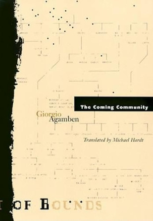 Coming Community by Giorgio Agamben 9780816622351