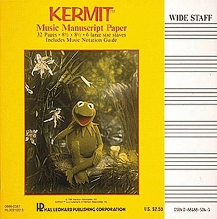 Kermit Manuscript Paper by Hal Leonard Publishing Corporation 9780881885064