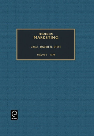 Research in marketing by Jagdish N. Sheth 9780892320417