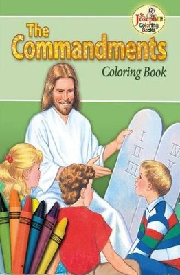 About the Commandments Colouring Book by Lawrence G Lovasik 9780899426884