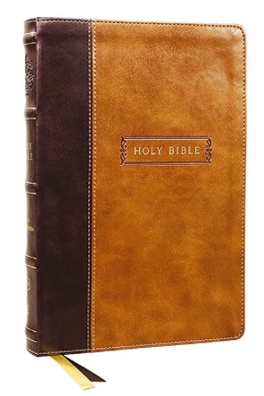 KJV, Center-Column Reference Bible with Apocrypha, Leathersoft, Brown, 73,000 Cross-References, Red Letter, Comfort Print: King James Version by Thomas Nelson 9781400332038