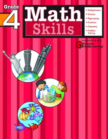 Math Skills: Grade 4 (Flash Kids Harcourt Family Learning) Flash Kids Editors 9781411401099