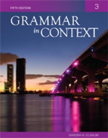 Grammar in Context 3 by Judi Peman 9781424079025