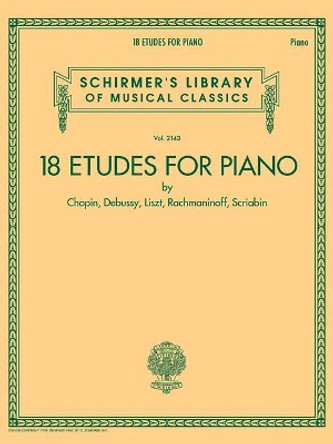 18 Etudes for Piano by Hal Leonard Publishing Corporation 9781540039873