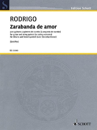 Zarabanda De Amor: Del Ballet Pavana Real (1955 by Joaquin Rodrigo 9781540057273