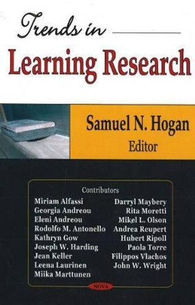 Trends In Learning Research by Samuel N. Hogan 9781594549656