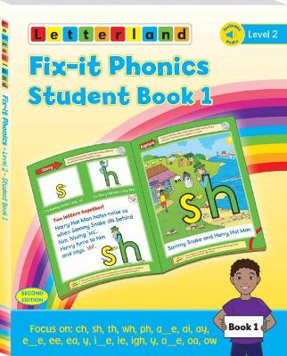 Fix-it Phonics - Level 2 - Student Book 1 (2nd Edition) by Lisa Holt 9781782483731