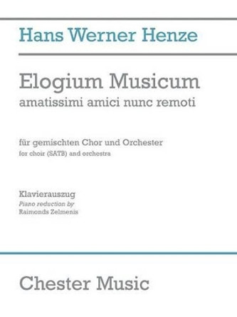 Elogium Musicum by Hans Werner Henze 9781847727954