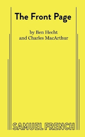 The Front Page by Ben Hecht 9780573609121