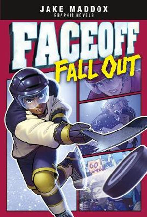 Jake Maddox Graphic Novels: Faceoff Fall Out by Jake Maddox 9781496560476