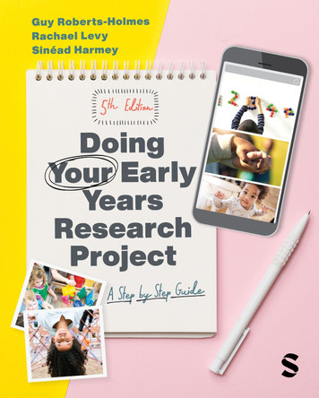 Doing Your Early Years Research Project: A Step by Step Guide by Guy Roberts-Holmes 9781529600698